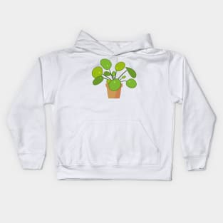 Pilea Plant Kids Hoodie